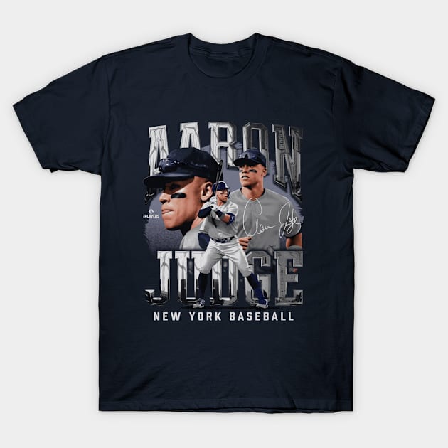 Aaron Judge New York Y Vintage T-Shirt by Jesse Gorrell